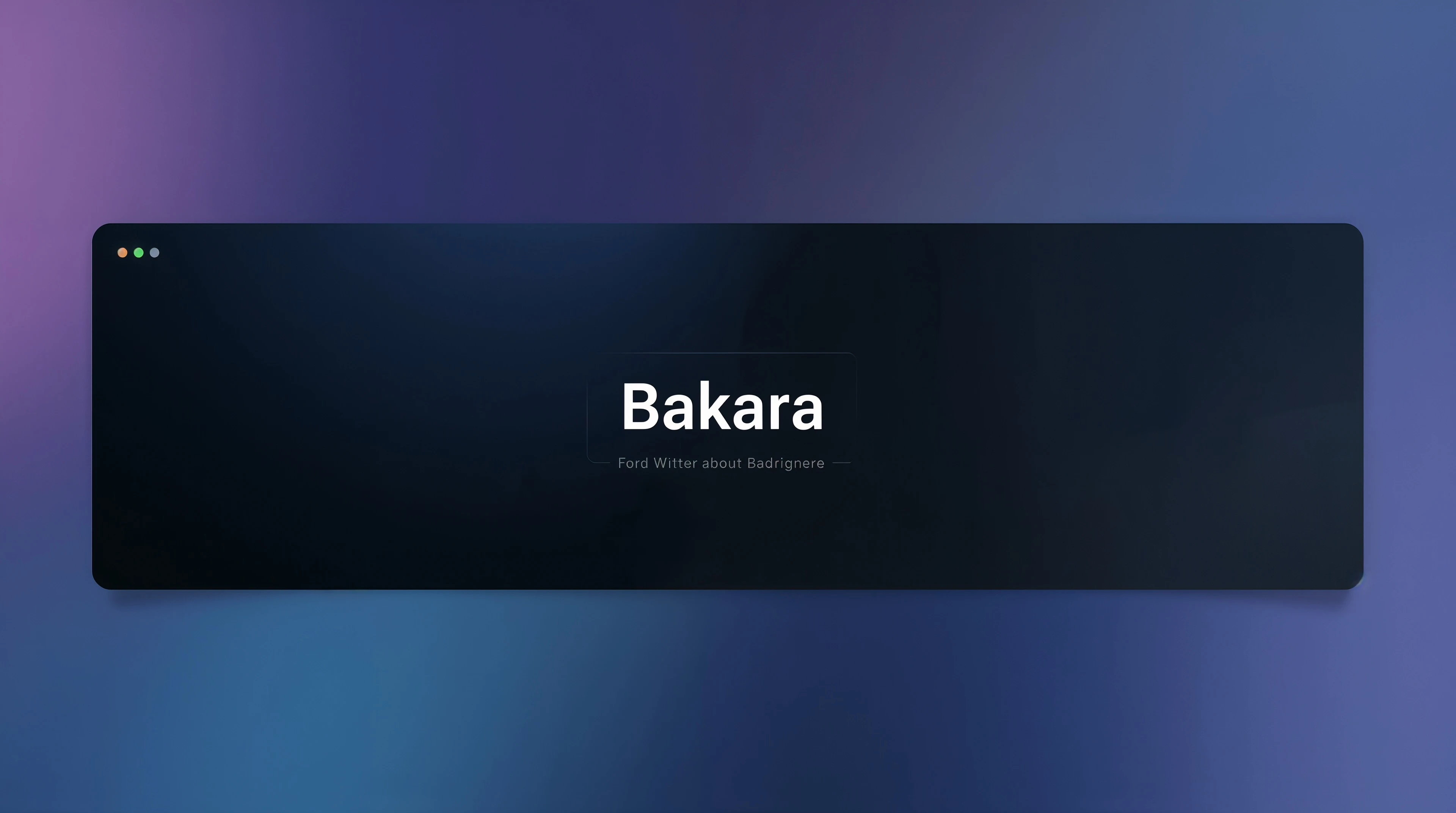 Bakara